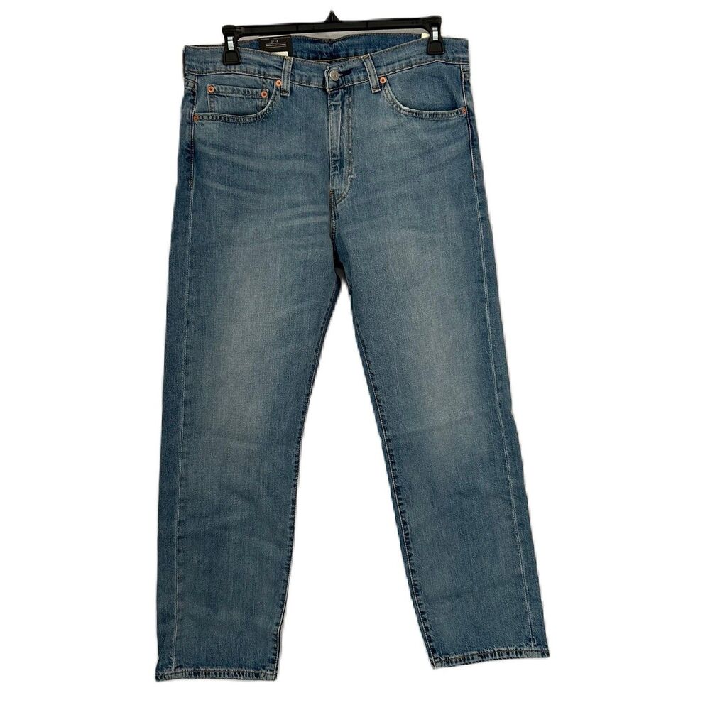 Levi's 505 Jeans Men 35X30 Blue Regular Cotton Straight Preppy Comfy Retro NWT